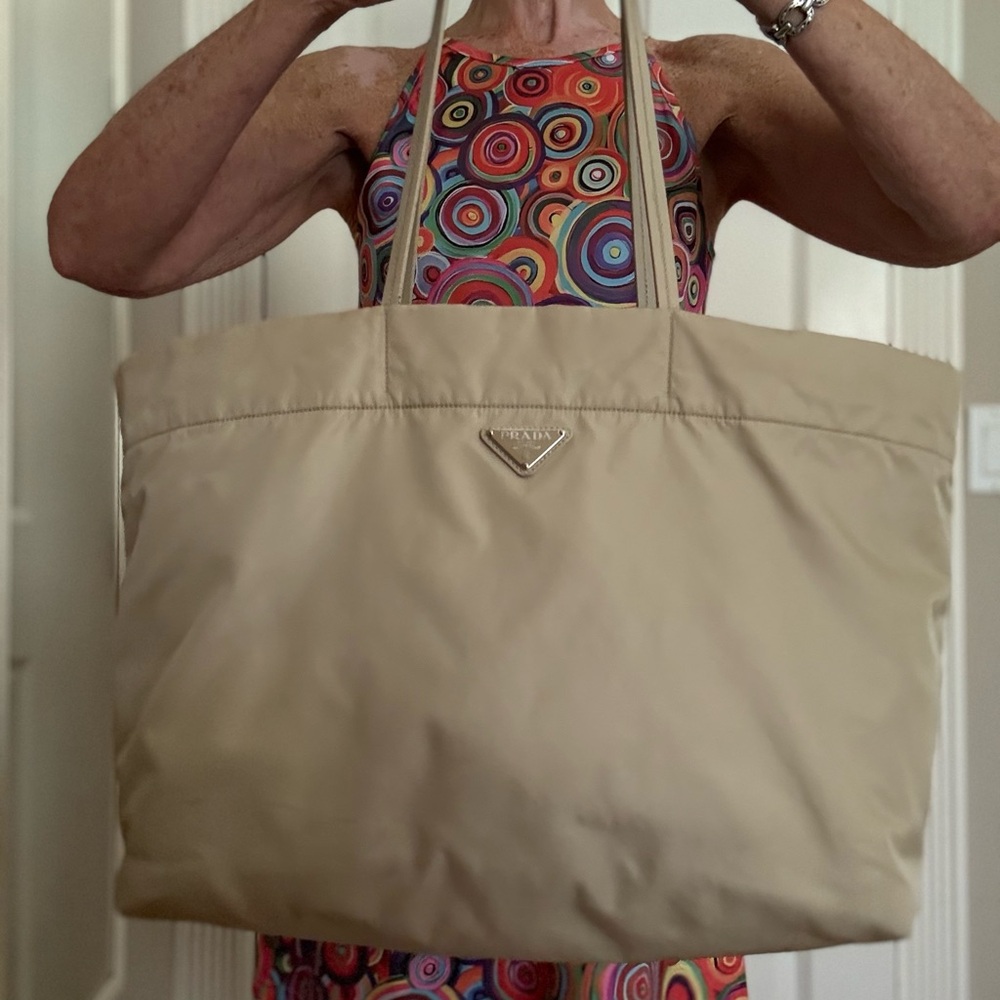 Prada Beige Large Tote Bag - Picture 16 of 16